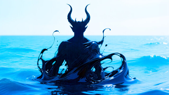 perfect evil silhouette creation process devil demon