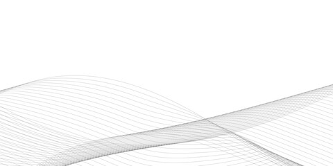 Abstract wavy gray blend liens design on white background. Digital frequency track equalizer. Vector illustration, Wavy stylized it make using blend tool.	
