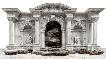 Obraz premium Ornate historical marble arch high resolution picture