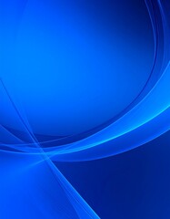 Abstract blue curves (1)