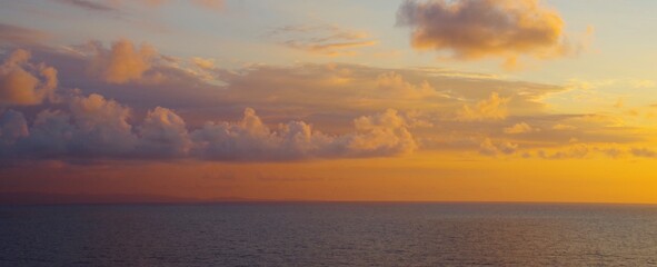 sunrise over the sea