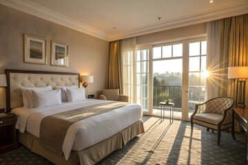 luxury hotel bedroom in new zealand