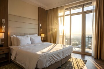 luxury hotel bedroom in new zealand