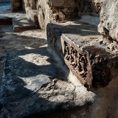 Pillared corridor ancient high resolution picture