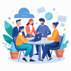 business meeting in the office