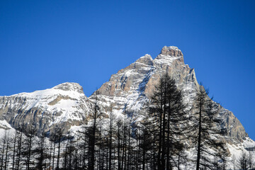 cervino mount in Italy, italian alps