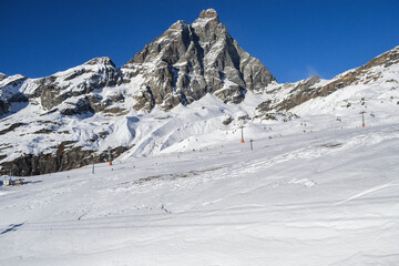 cervino mount in Italy, italian alps