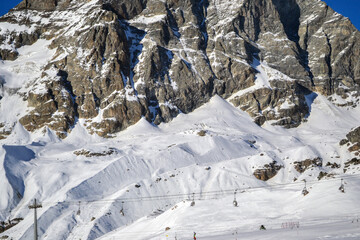 cervino mount in Italy, italian alps