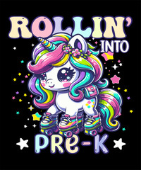 Unicorn back to school design for teacher and students who love Unicorn and surprise your classroom in your first day of school, Perfect Gift Idea for Boys Girls Teachers bee lovers