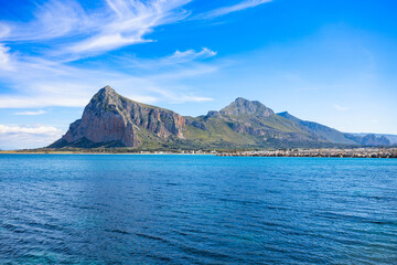 San Vito Lo Capo beach panoramic view