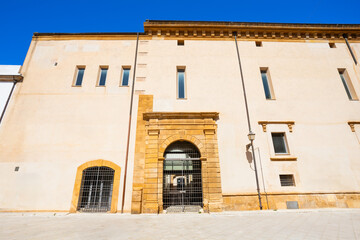 Fototapeta premium Grignani Palace is an art gallery in Marsala