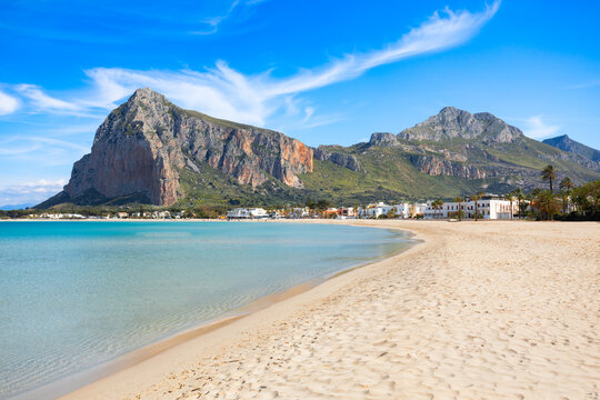 San Vito Lo Capo beach panoramic view