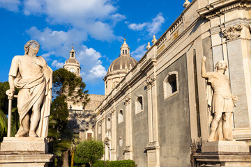 Catania Cathedral in Catania city centre, Sicily