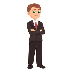 Businessman profession cartoon