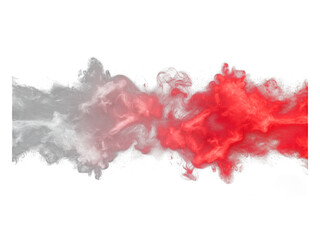Abstract smoke isolated on transparent background