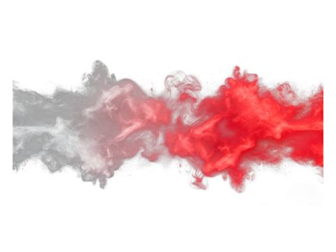 Abstract smoke isolated on transparent background