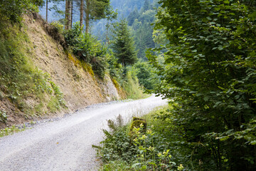 mountain road in the mountains