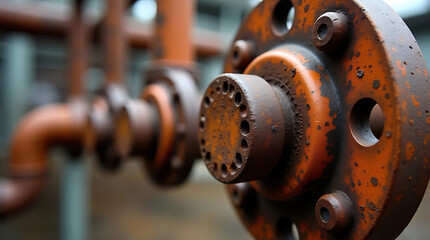 close up of a rusty metal hook