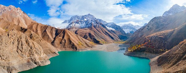 Seven Lakes in Fann mountains in Tajikistan