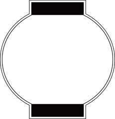 提灯の和風フレーム