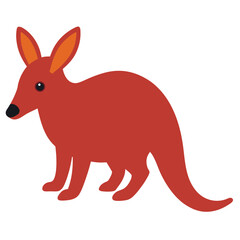 kangaroo vector illustration