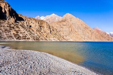 Seven Lakes in Fann mountains in Tajikistan