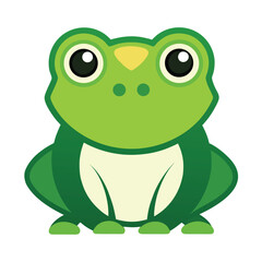 green frog cartoon