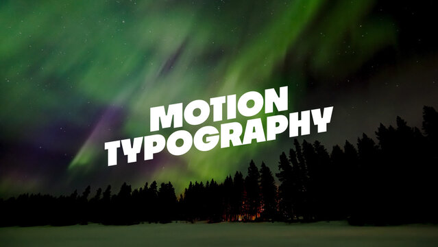 Motion Typography Template