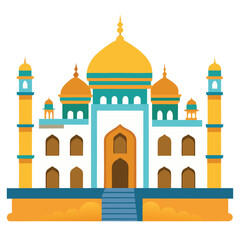 vector illustration of mosque