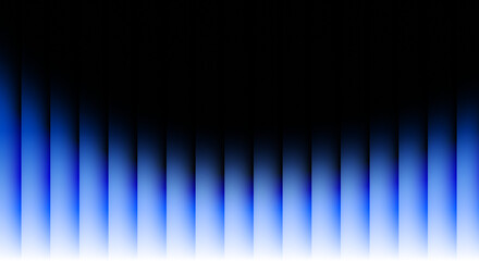 Blue gradient with a glass effect on a black background, a futuristic look featuring cool glow, soft waves, and transparent layers that create a sense of motion