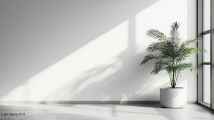 Air conditioner on white wall room interior background.