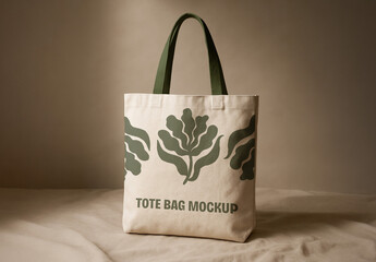 Tote Bag Mockup in Studio Setting