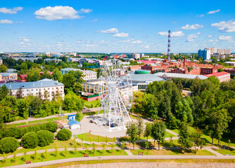 Ivanovo aerial view, Golden Ring, Russia