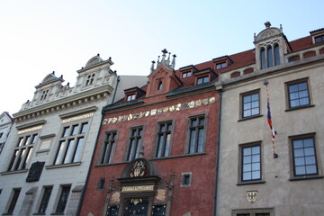 Fototapeta premium Facade Building in the city 