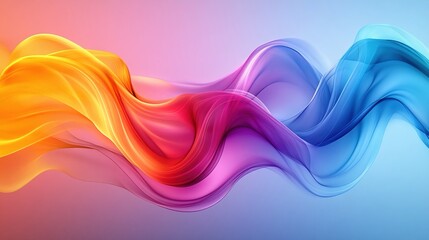Artistic swirl of vibrant colors in modern visual art.