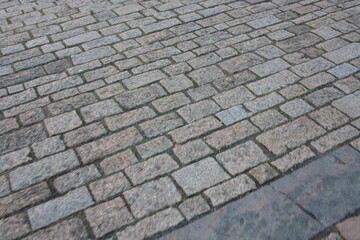 stone block paving