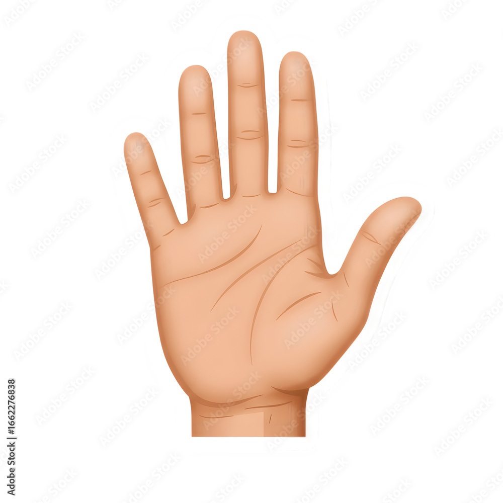 Aufkleber stop hand sign icon png – web app & website ui design – isolated on transparent background png for l