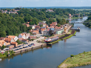 Lauenburg and the Ship elevator Scharnebeck