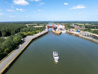 Ship elevator Scharnebeck lower saxony