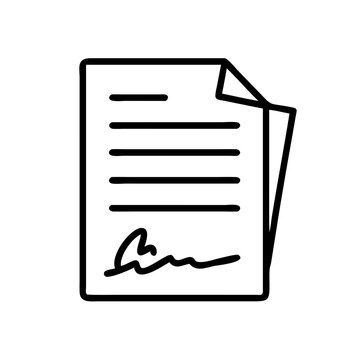 Document with handwritten signature and formatted text highlights the importance of agreements in various business contexts