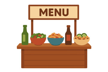 Japanese Street Food Festival Features a Small Business Store Shop Front with Lantern, Selling Various Ramen Stall Market Stand Food Products