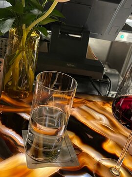 cocktail in glass