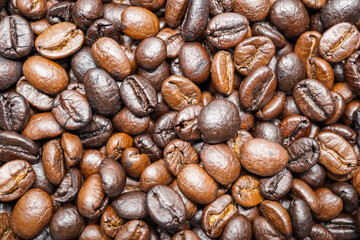 coffee beans close up macro photo

