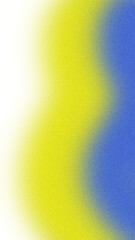 royal blue bright yellow illuminated spots on transparent background, grainy color gradient background, noise texture effect, copy space
