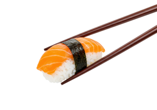 Sushi preparation event japanese cuisine food clean top-down culinary art. Cut out PNG