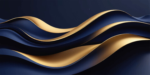 Vector wave design featuring vibrant lines and a flowing curve pattern on a colorful abstract background