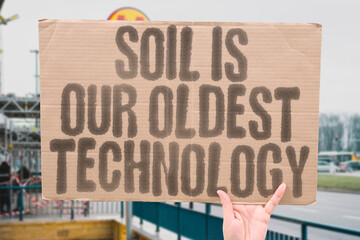 Soil is our oldest technology – linking human survival to Earth's legacy through cultivation and...
