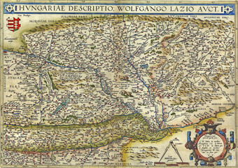 Antique Map of Hungary