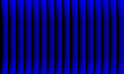 Deep Blue Theater Curtains Draped Close