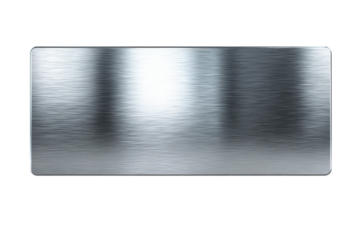 A silver metal surface with a shiny, reflective finish